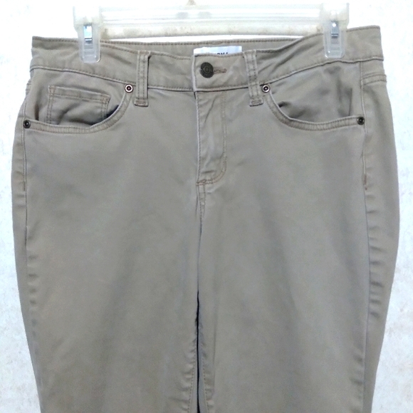 Sonoma skinny jeans size 6 khaki very soft - Picture 3 of 5